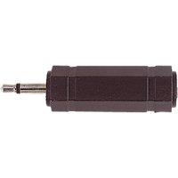 Electrovision Adaptor 3.5 Mp To 6.35 Ss in Black