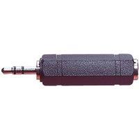 Electrovision 3.5Mm Stereo Plug To 6.35Mm St in Black