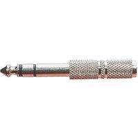 Electrovision 6.35Mm St Plug To 3.5Mm M Sock in Metallic Silver