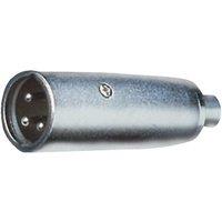Electrovision Universal XLR-RCA Connector in Metallic Silver