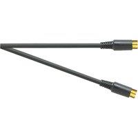 Electrovision 2M Super VHS Lead With Mini 4Pin DIN Plugs Both Ends in Black