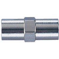 Electrovision FME double male connector for RF signal transfer in Metallic Silver