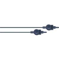 Electrovision Fibre Optic Lead 3.5mm 1M Lead 3.5Mm Fibre Optic Plug in Black