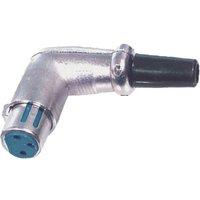 Electrovision 3Pin Xlr R/A Socket in Metallic Silver