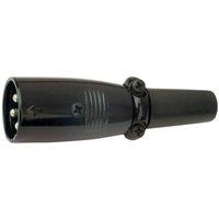 Electrovision 3-pin XLR plug for clear & reliable audio performance in Black