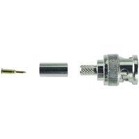 Electrovision Bnc Plug Solderless Crimp in Silver