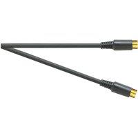 Electrovision Super VHS 5M Mini 4Pin DIN PlugToPlug SVHS Lead in Black
