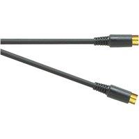 Electrovision 10M Super VHS Lead With Mini 4Pin DIN Plugs Both Ends in Black