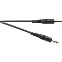 Electrovision Standard 3.5 mm Stereo Jack Plug to 3.5 mm Stereo Jack Plug Lead in Black