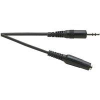 Electrovision 3.5Sjp-3.5Sjs 5M Lead 3.5Mm Stereo Jack Plug/3.5Mm Stereo Jack Socket in Black