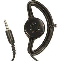 Soundlab Professional Mono Earpiece with Large Cup Clip & 3.5mm Jack Plug in Black