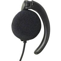Soundlab Professional Mono Earpiece with Large Clip & 3.5mm Jack Plug in Black