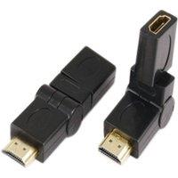 Electrovision Hdmi Plug To Skt Adaptor Pivot Hdmi Plug To Skt Adaptor Pivot in Black