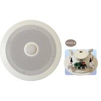EAUDIO 6.5"Ceiling Speaker Dir Tweet in White