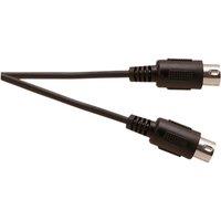 Electrovision Professional 2m 5 Pin Din Plug to 5 Pin Din Plug Midi Lead in Black