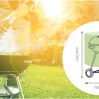 St Helens Home & Garden Water Resistant Kettle BBQ Cover in Green