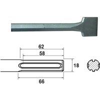 Faithfull Sds Max Straight Scaling Chisel 50 X 400Mm in Silver