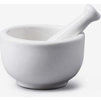 WM Bartleet & Sons Porcelain Mortar & Pestle 7cm in White