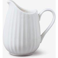 WM Bartleet & Sons Porcelain Fluted Jug 500ml in White