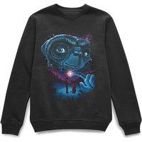 E.T. the Extra-Terrestrial Official X Goulish Collaboration Phone Home Sweatshirt - Black | Size: XL