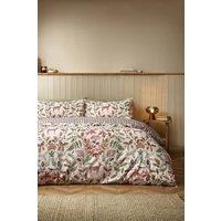 Catherine Lansfield Woodland Stag So Soft Reversible Duvet Cover Set in Cream | Size: Double