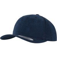 Flexfit by Yupoong Brushed Twill Mid-Profile Cap in Navy