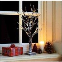 SPOT ON DEALZ 2ft Snowy Twig Tree 24 Warm White LED Indoor Outdoor Christmas Decor
