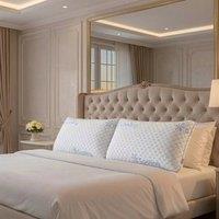 HOME LUXE INTERIOR Pack of 2 Cooling Memory Foam Pillows - Temperature Regulating Support in White