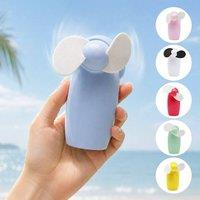 Voltico Set of 3 Hand Held Travel Fans - Assorted Colours