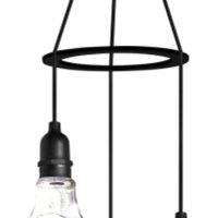 Luxform Battery Apollo 3 Drop Pendant Led Light Multi in Black