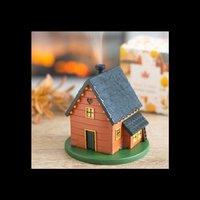 KDMD Brown House Resin Incense Cone Burner Chimney Aroma