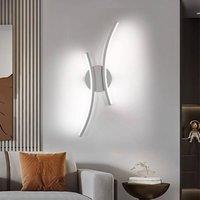 Goeco LED Indoor Wall Light, 20 W Modern Wall Lamp, Creative Design, 6500K in White