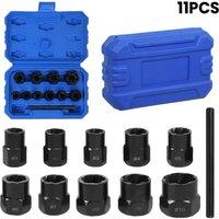 SPETLEK Damaged Nut & Car Bolt Remover Set in Black