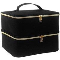 FLAVORA Black Portable Nail Gel Polish Storage Carry Case | Size: 500mm
