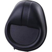FLAVORA Hard Shell Headphone Storage Carry Case in Black | Size: 500mm