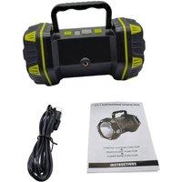 FLAVORA Super Bright LED Spot Light Searchlight in Black