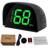 FLAVORA Car Speedometer Digital GPS Speedo Speed in Black