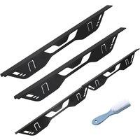 Ventryn Stainless Steel Stove Counter Gap Cover, Stove Gap in Black