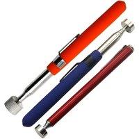 FLAVORA 3 Pack Telescopic Magnetic Pick Up Tools in Red | Size: 10000mm x 520mm