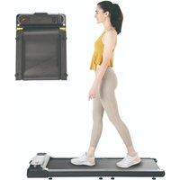FLAVORA Portable Under Desk Walking Pad Treadmill in Black | Size: 0-12 m