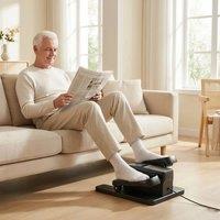 EONLION Under Desk Elliptical Machine in Black | Size: 0-12 m
