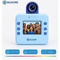 BluCore Instant Selfie Camera with 180 Rotating Lens in Blue