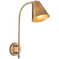 Netlighting Radha Task Wall Lamp Antique Solid Brass in Gold