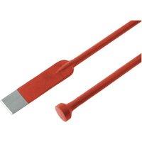 Faithfull Posthole Digging Bar With Chisel End 7.7Kg 1.75M in Red