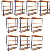 Monstershop 10 x S-Rax Racking 150cm x 50cm in Blue | Size: 150 cm x 50 cm