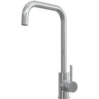 Balterley Square Kitchen Sink Mixer Tap, Top Fix Installation, Chrome in Silver