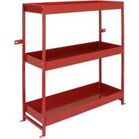Monstershop Monster Racking Volcano Metal Van Shelving Unit in Red
