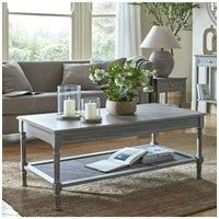 KDMD Serene Rattan Collection Coffee Table Natural Modern Elegance in Grey