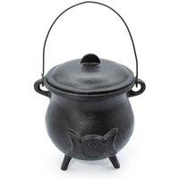 KDMD Extra Huge Triple Moon Cast Iron Cauldron 23x18cm 4kg in Black | Size: 23x18 cm