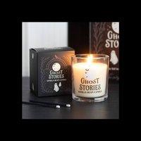 KDMD Ghost Stories Vanilla Bean Candle with 28 Hour Burn Time in White